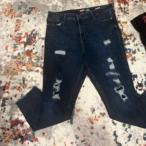 Old Navy Rockstar Super Skinny High Rise Jeans Size 14 Excellent condition
